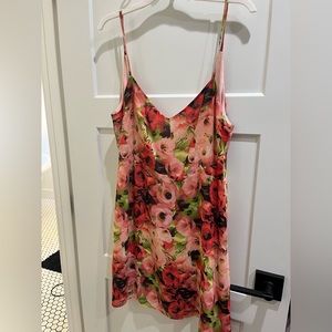Floral dress.